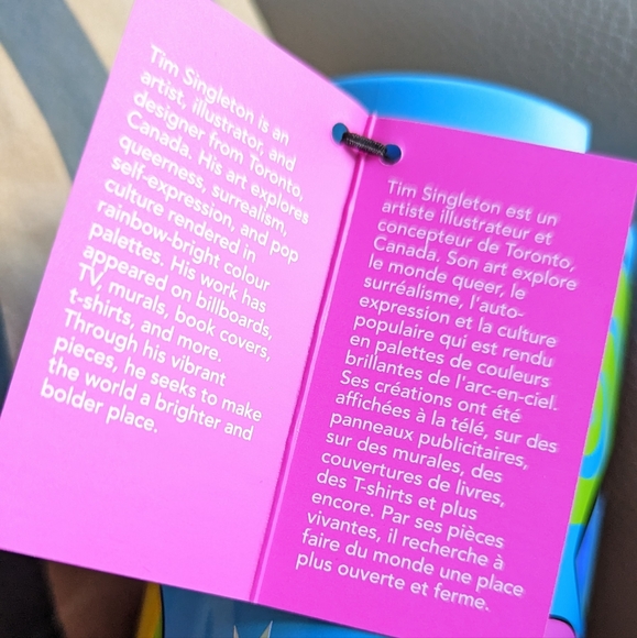 🩷 Tim Singleton + Starbucks Pride 2023  Vaccum Insulated Tumbler 🩵 - Picture 5 of 5